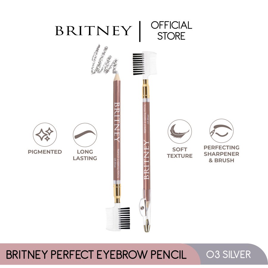 Britney Perfect EyeBrow Pencil Pensil Alis BPOM