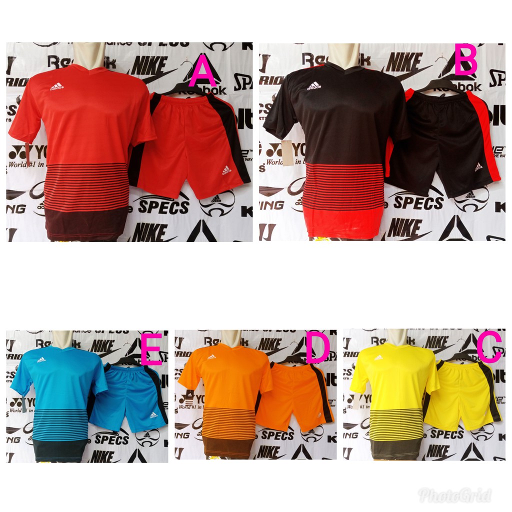 Setelan Jersey Futsal, Sepak Bola & Voly Adidas Manu Grosir Murah