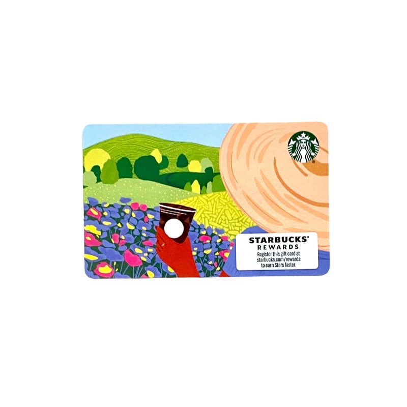 Starbucks Card Spring Flowers Kartu Paper US 2022