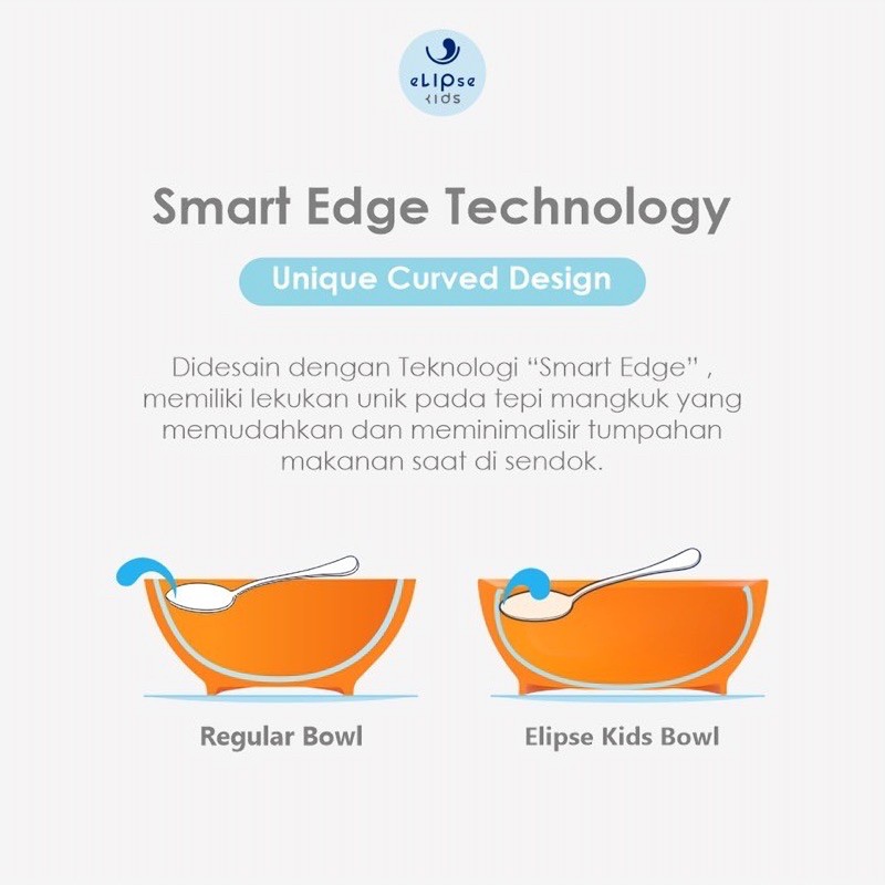 Elipse Kids Bowl STAGE 1 (Mangkuk makan bayi)
