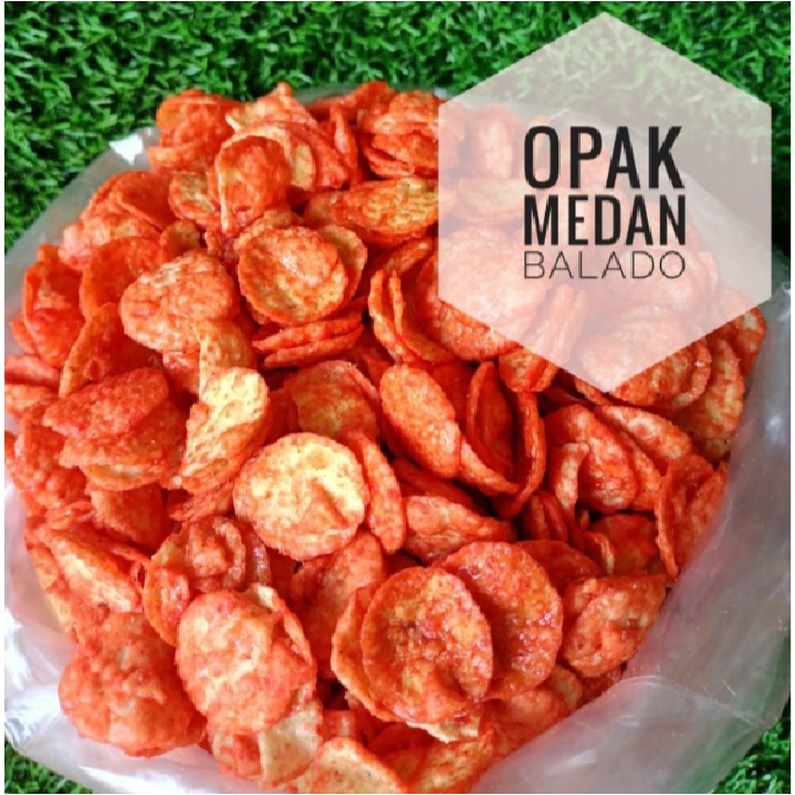 Opak medan  keripik opak medan opak medan pedas opak medan balado keripik medan pedas murah