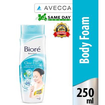 Biore Body Foam Clear Fresh 250 ml / Sabun Mandi / Sabun Cair