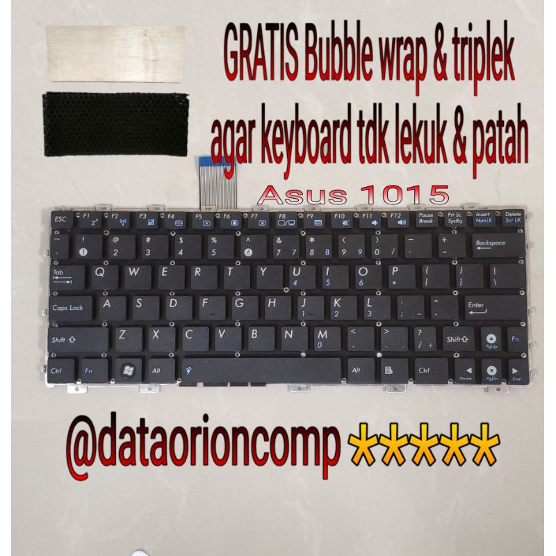 Keyboard Asus EeePC 1015 X101 X101CH X101H X101C 1015PE 1025 1025C Hitam di kirim instan