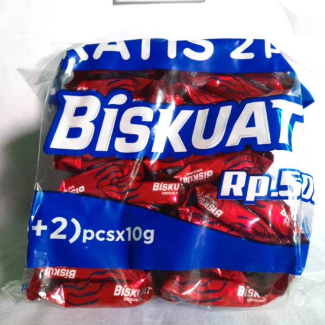 

Biskuat variant Original dan Coklat kemasan rtg (20pcs x 7,6gr)