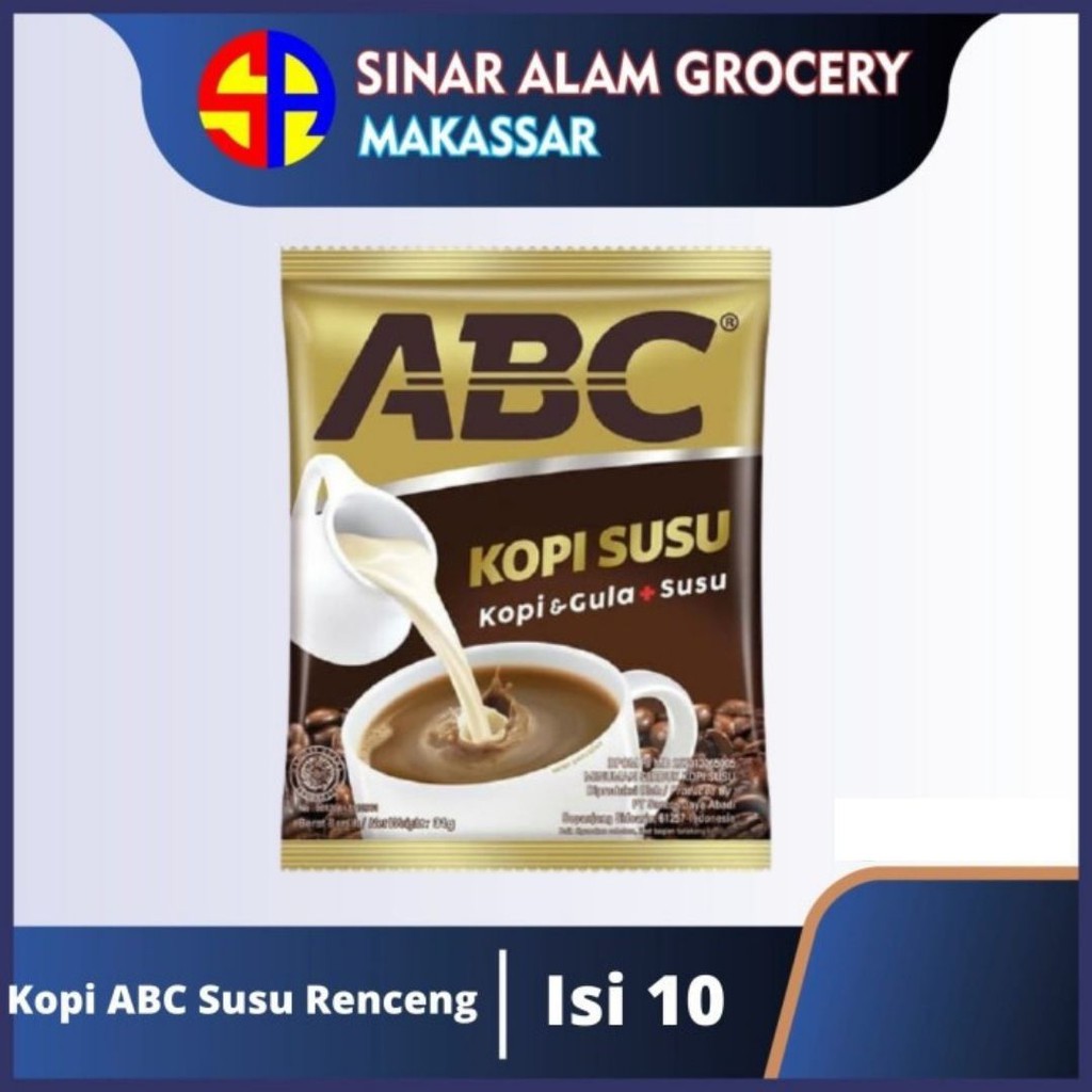 

Kopi ABC Susu Renceng 10 Sachet