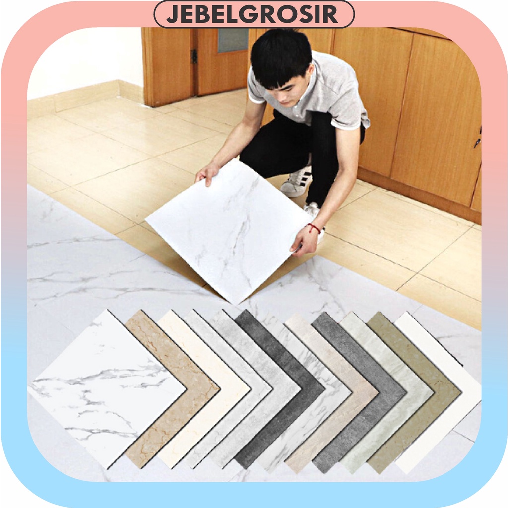 Stiker Lantai Vynil Marble 30 x 30 cm Vinil Lantai Marbel Granit STiker Lemari Cabinet Marbel 507