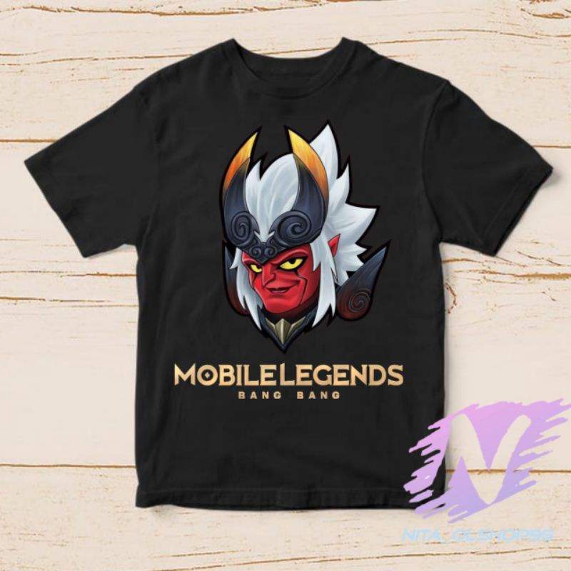 kaos anak baju anak mobile legends hero khufra skin legend