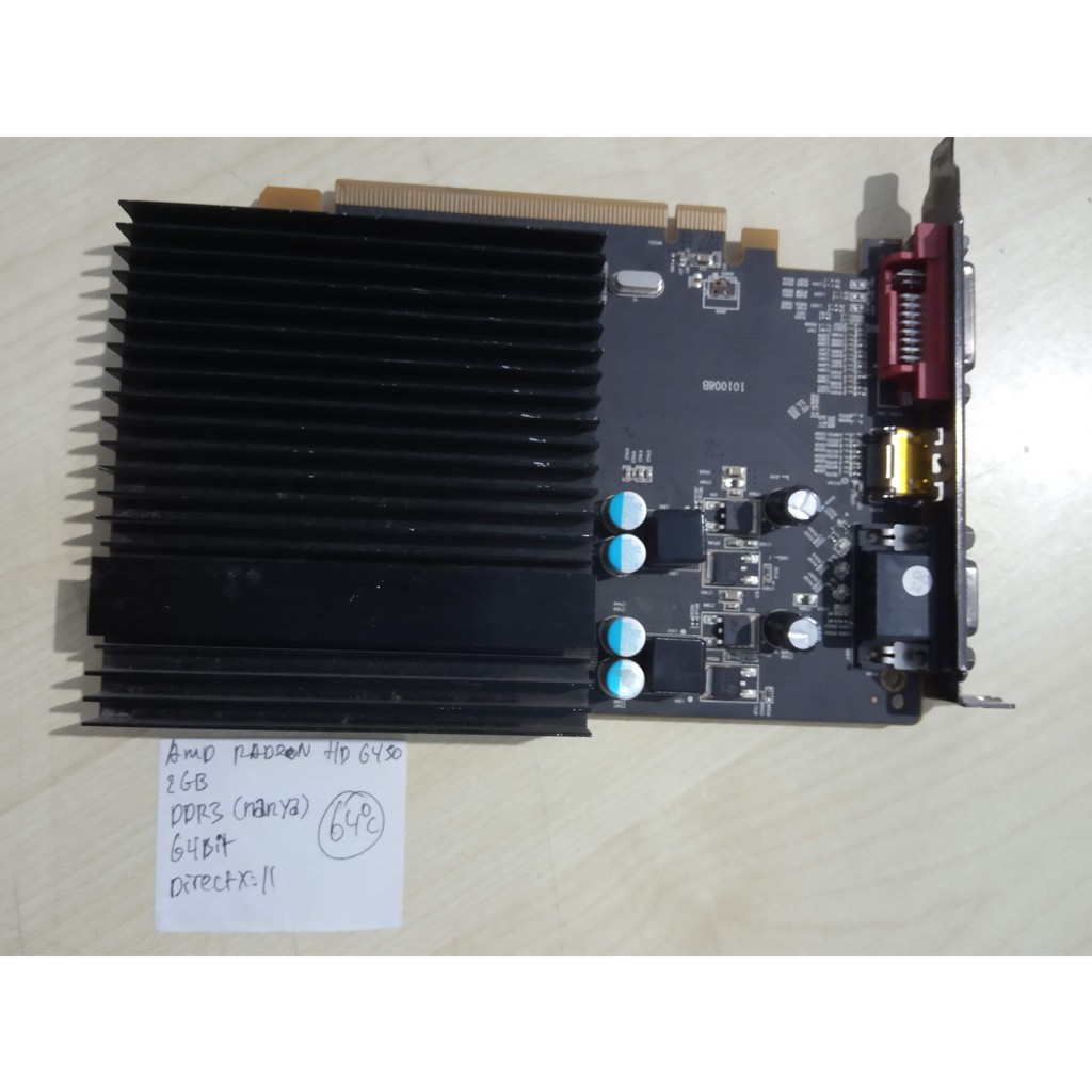 vga amd radeon hd6450 2gb ddr3 64bit directx 11