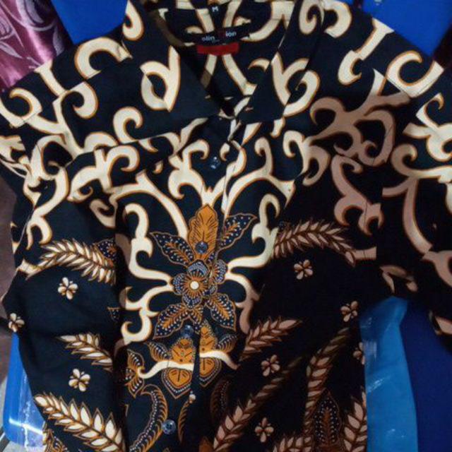 Kemeja Batik Pria Slim Fit Lengan Panjang Original Colindion Fashion Pria Batik Cbl1089