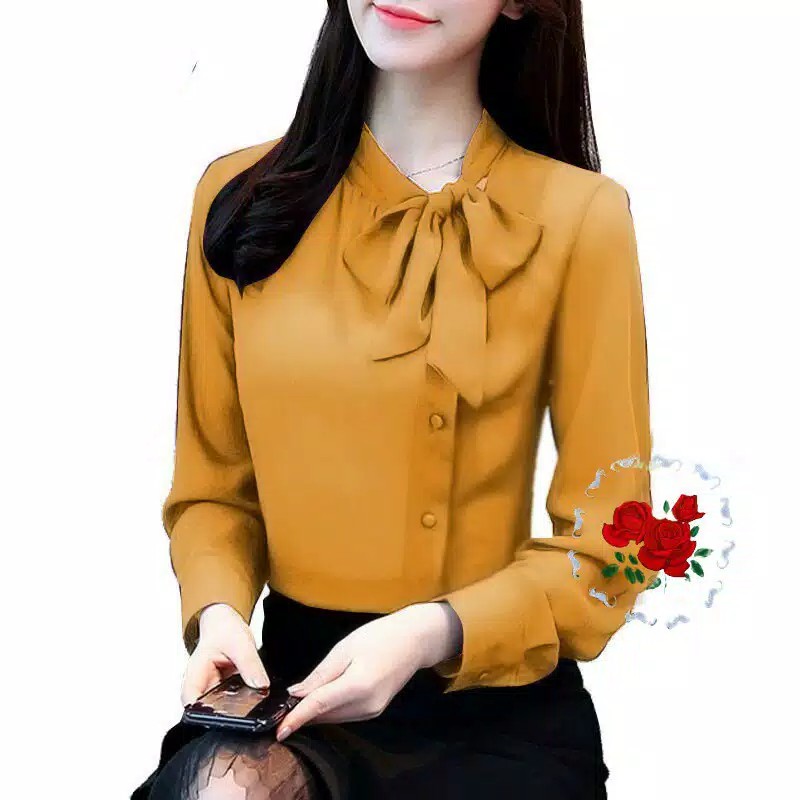 BAJU ATASAN WANITA CLARA BLOUSE TERBARU FASHION KOREA