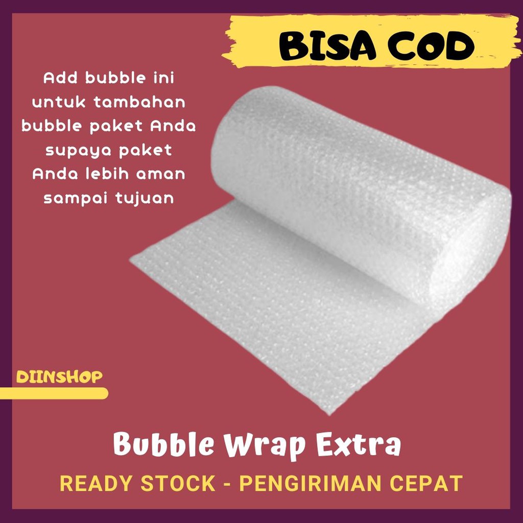 

Bubble Wrap Extra / Tambahan Bubble Wrap BISA COD M308