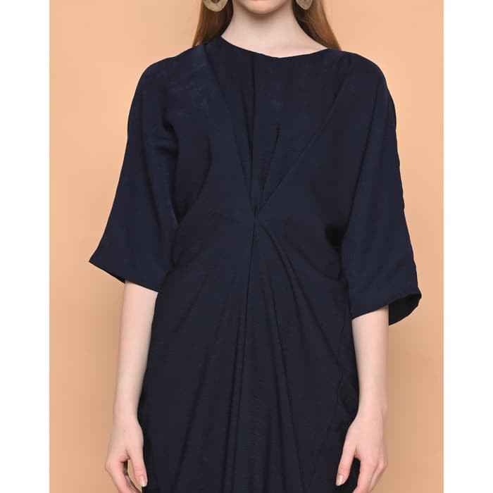 This is april - maida kaftan dress - navy 630180