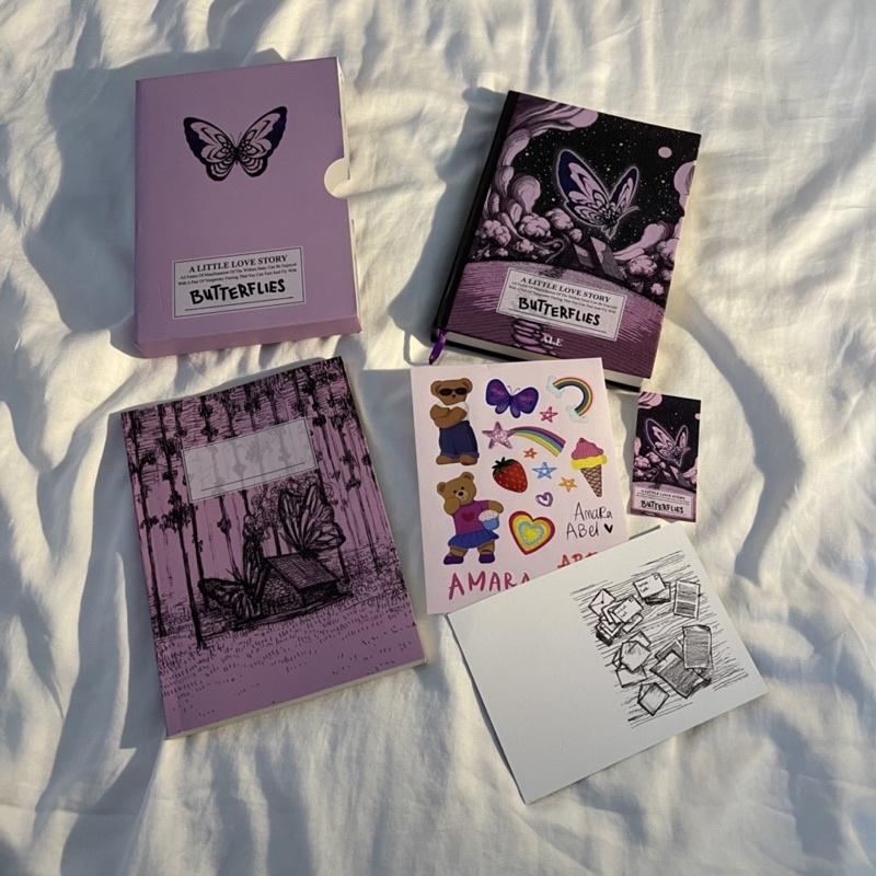 novel butterflies amara abel alesacakes preloved