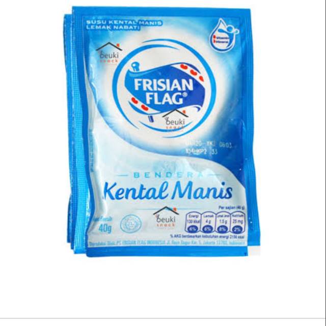 

Frisian flag susu kental manis 40 g/ 6 sachet