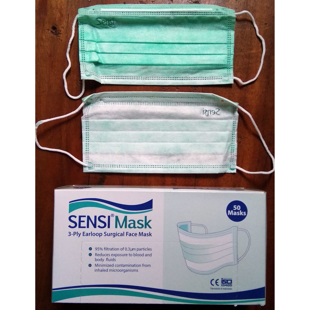 Masker Cantol Telinga Sensi - Masker Earloop Sensi Warna