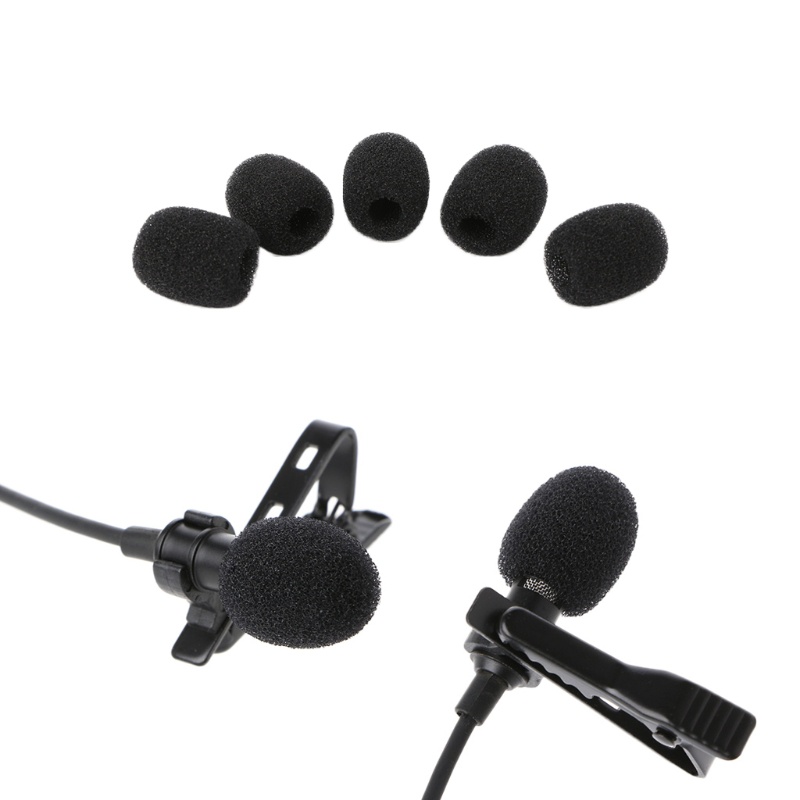 Gro 5pcs Spons Cover Microphone Noise Reduction