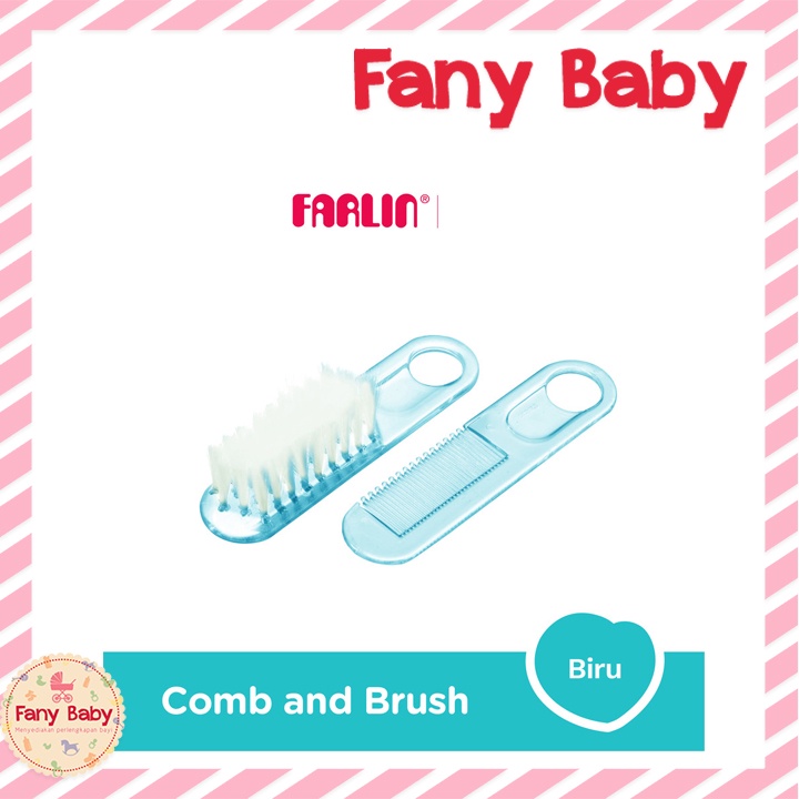 FARLIN BABY HAIR COMB &amp; BRUSH SET [ BF-150 ]