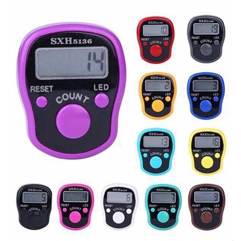 Tasbih Digital Mini Finger Counter Penghitung Digital Jari Ngaji Digital Tally