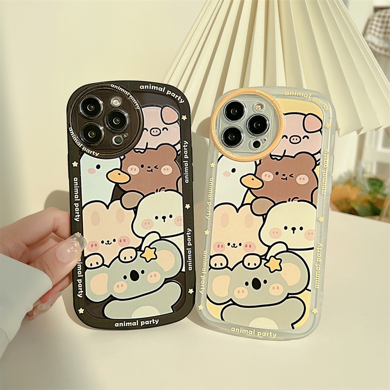 Casing Softcase Realme C35 C31 C30 C21Y C25Y C25 C25s C20 C20A C17 C15 C12 C11 5 5i 5s 7i Narzo 50A Prime Motif Binatang