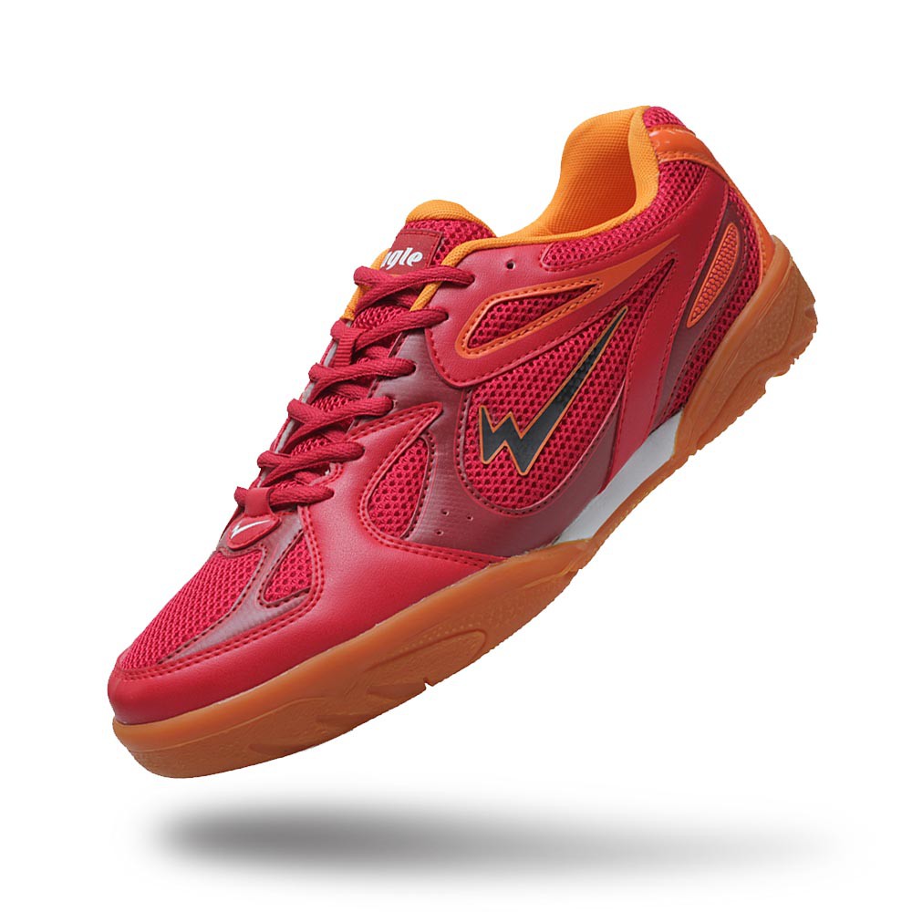  Sepatu  Eagle  Hyper Shock Red Orange Badminton  Shoes 