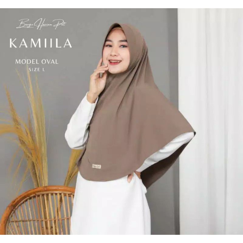 HIJAB INSTANT BERGO PET PREMIUM ANTI TEMBEM UKURAN M-XL