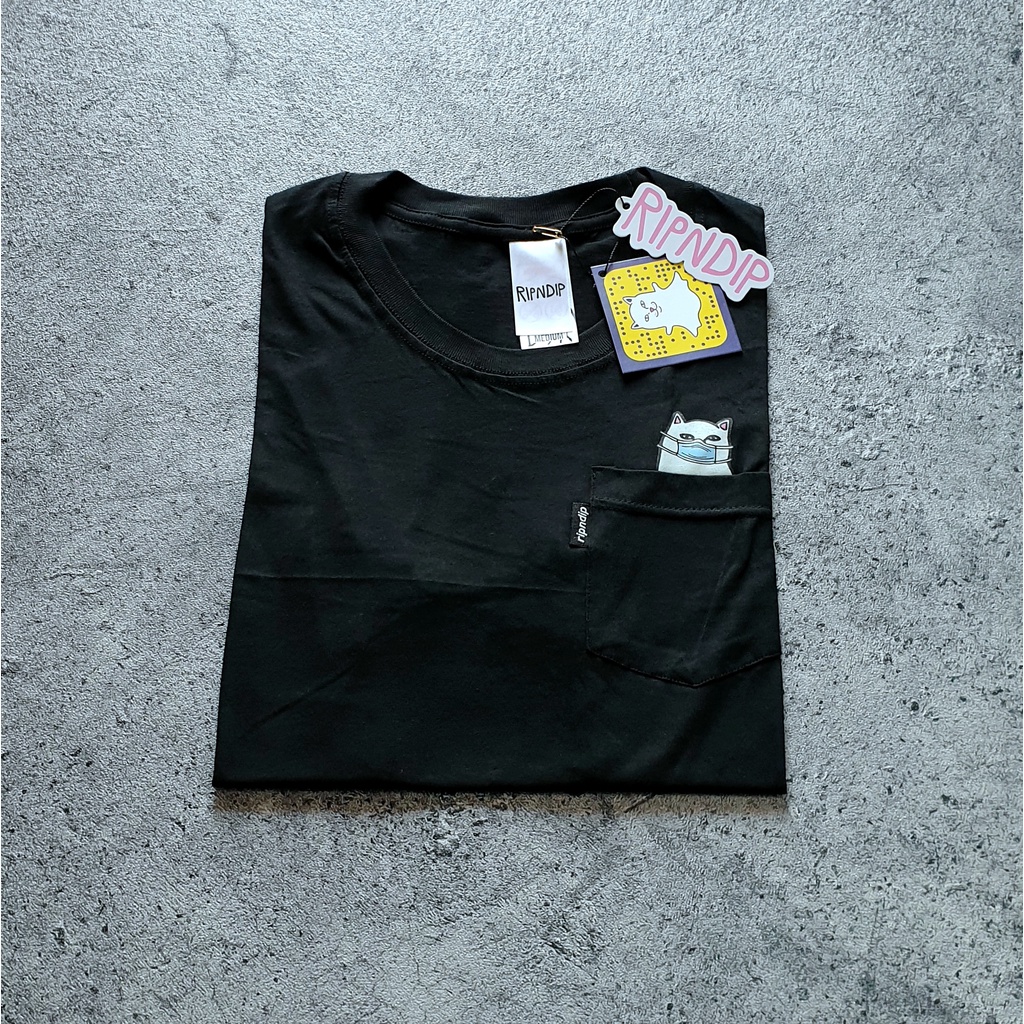 Kaos Baju Ripndip Nermaphobe Pocket Mirror Original / Kaos RipNDip / Kaos Distro / Murah Premium