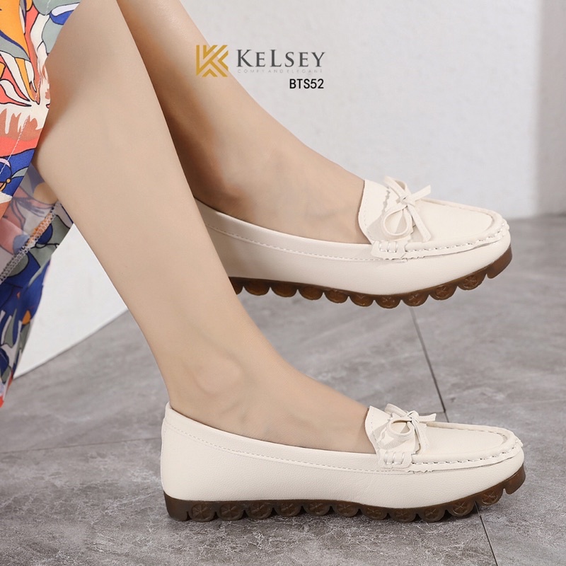 (GRATIS ALAS KAKI) RESTOCK!!  Nicole Sepatu Flat Wanita Kelsey BTS52 Sepatu Wanita Import Slip On Soft Kanvas Elastis Anti Slipf