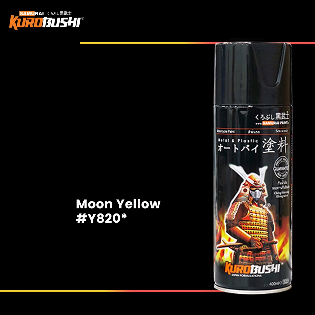 Samuraipaint, Moon Yellow #Y820* Cat Aerosol Kualitas Kompresor