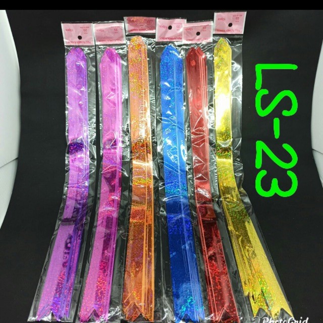 

Pita serut panjang 40 cm tipe ls 23 metalic isi 10 ukuran paling besar