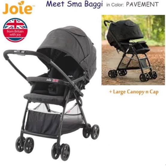 Stroller Joie Meet Sma Baggi 4WD DLX Deluxe Flex Kereta Bayi Ringan Hadap Ibu Reversible Handle