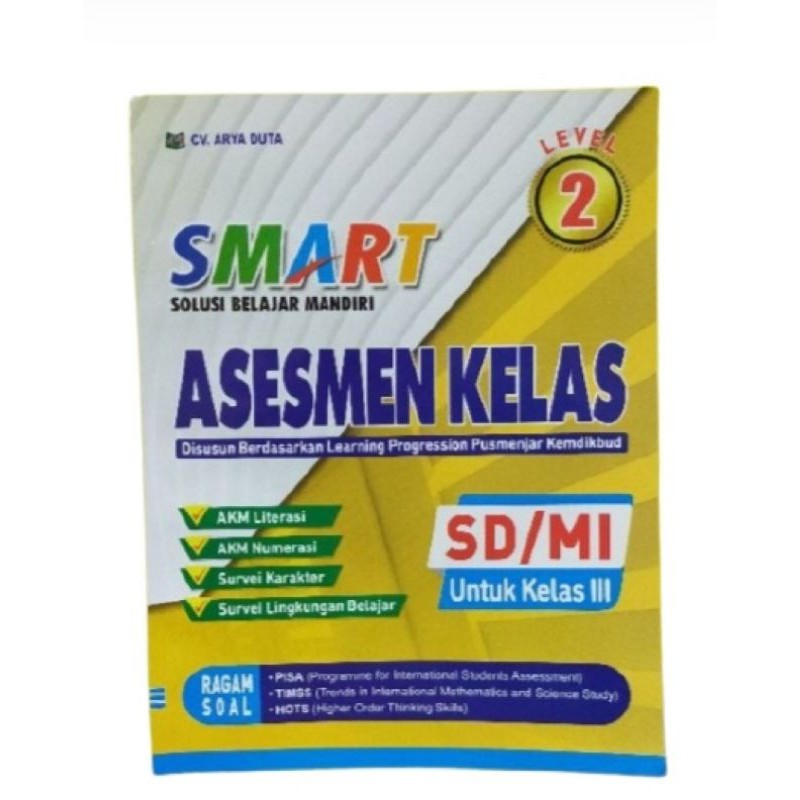 ORI buku teks smart asesmen kompetensi kelas 3 edisi terbaru penerbit Arya duta