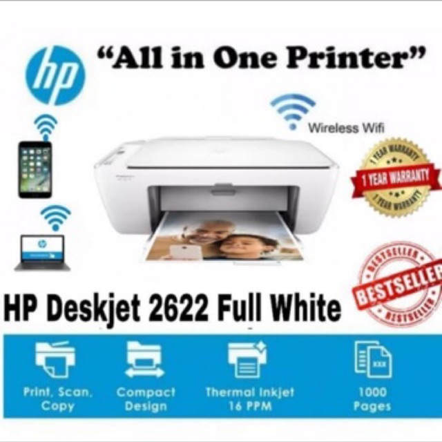 Printer Hp Deskjet 2622 Shopee Indonesia