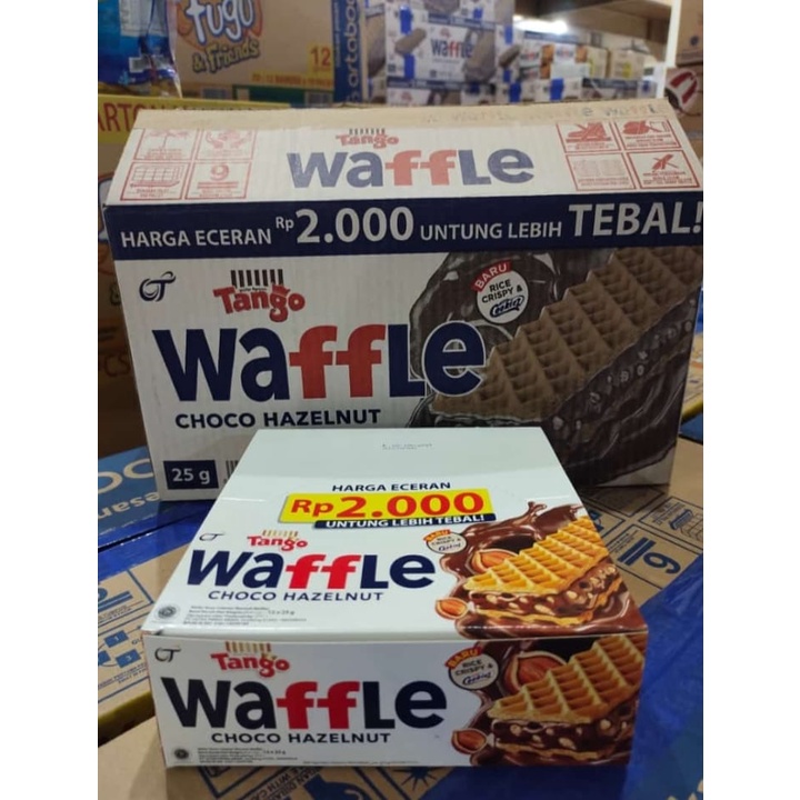 

Waffle Tango Choco Hazelnut 25gr 1 Box 12 Pcs