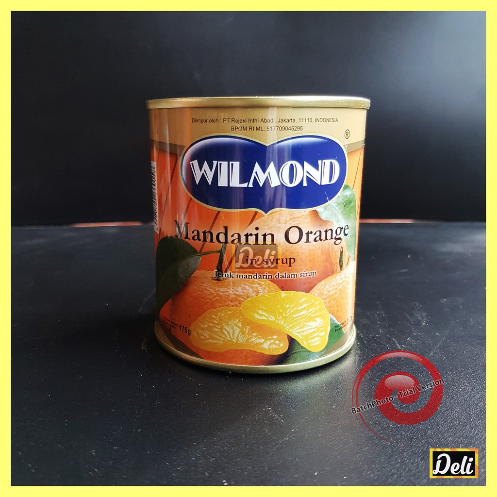 

Wilmond Mandarin Orange In Syrup / Kaleng Jeruk Mandarin Instan Wilmond 175gr