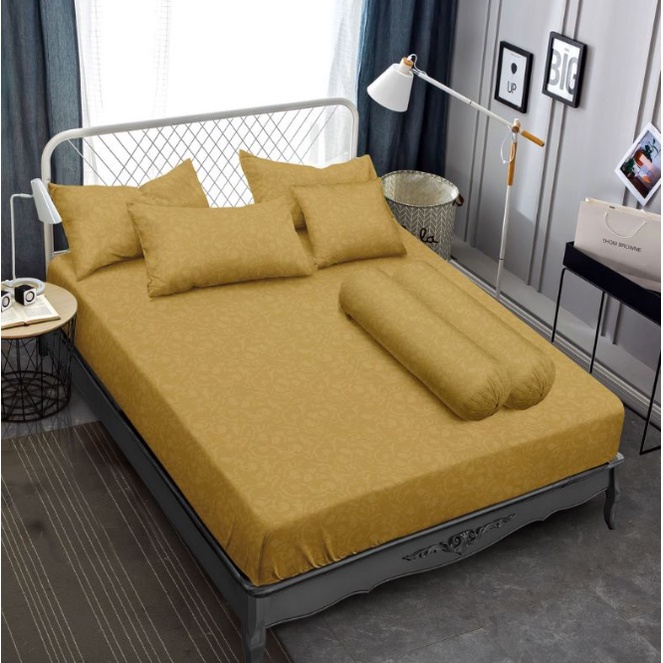 ❤ IJN ❤ Sprei T30 King Polos Emboss Vallery 160x200 tinggi 30cm Terlaris