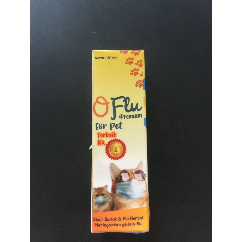 OFLU Obat Batuk Dan Flu Herbal Kucing Anjing 20ml