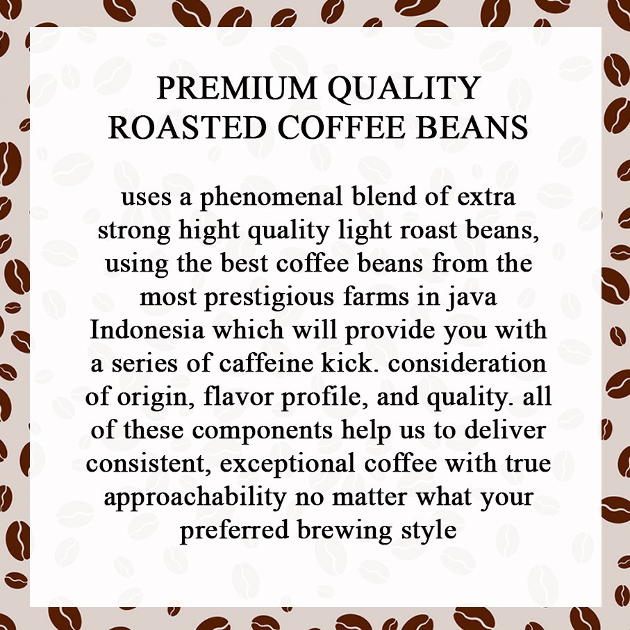 

COFFEE BEANS JAVA ROBUSTA D LANANG ISO 9001