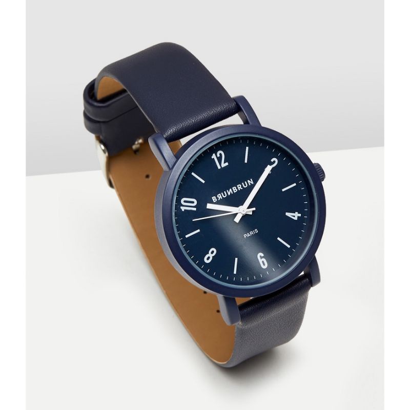 JAM TANGAN NATHAN NAVY BRUNBRUN BY SOPHIE PARIS