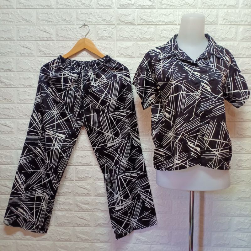 PIYAMA CELANA PANJANG MOTIF XL