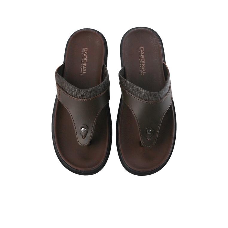 SANDAL JEPIT PRIA CARDINAL ORIGINAL CASUAL TERBARU COKLAT CA04