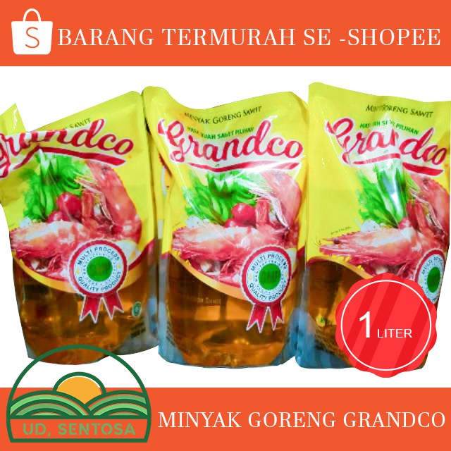 Minyak Goreng Grandco 1 Liter Minyak Goreng Sawit Dalam Kemasan Indonesia