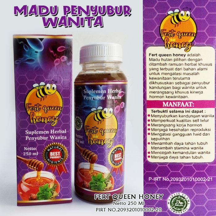 Fert Queen Honey Madu Penyubur Kandungan dan Stamina Wanita