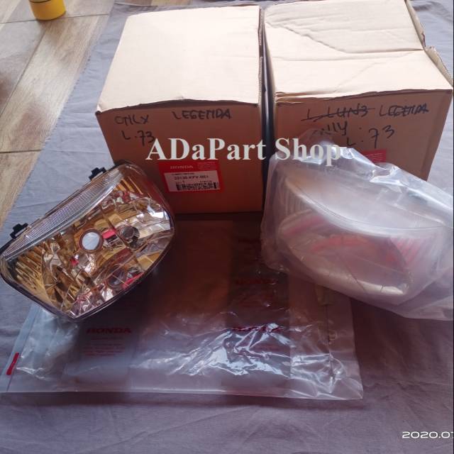 Lampu Depan Reflector Headlight Ori AHM Legenda 2