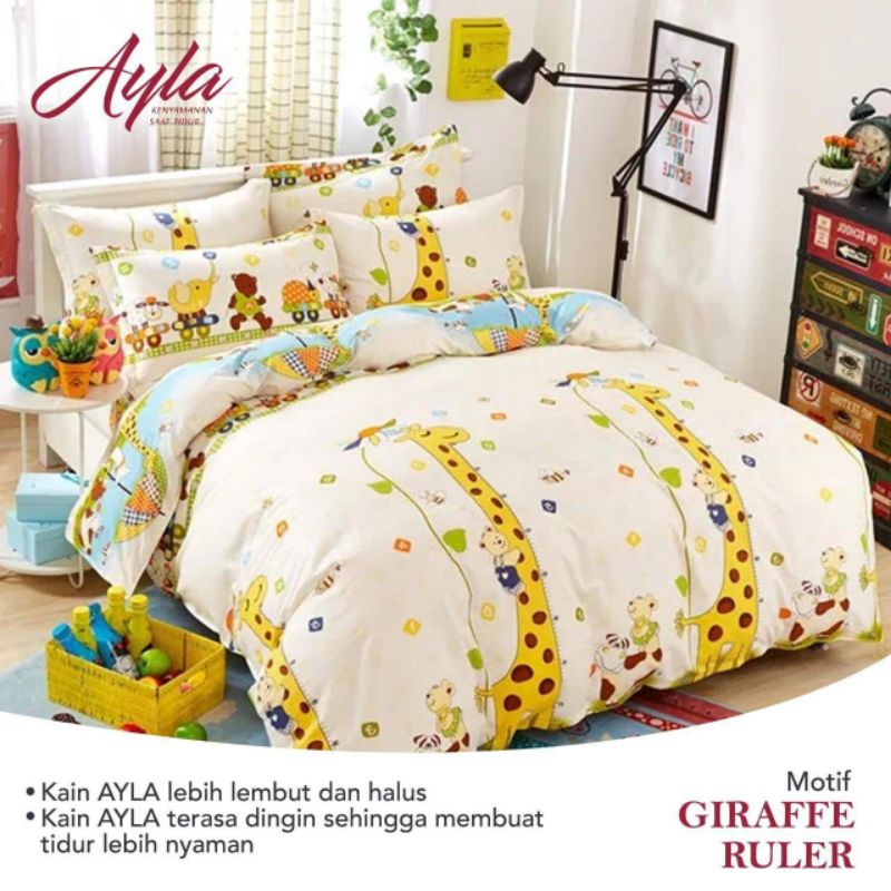 SPREI SET KATUN ESRA MOTIP BARU SISE 160X200X40