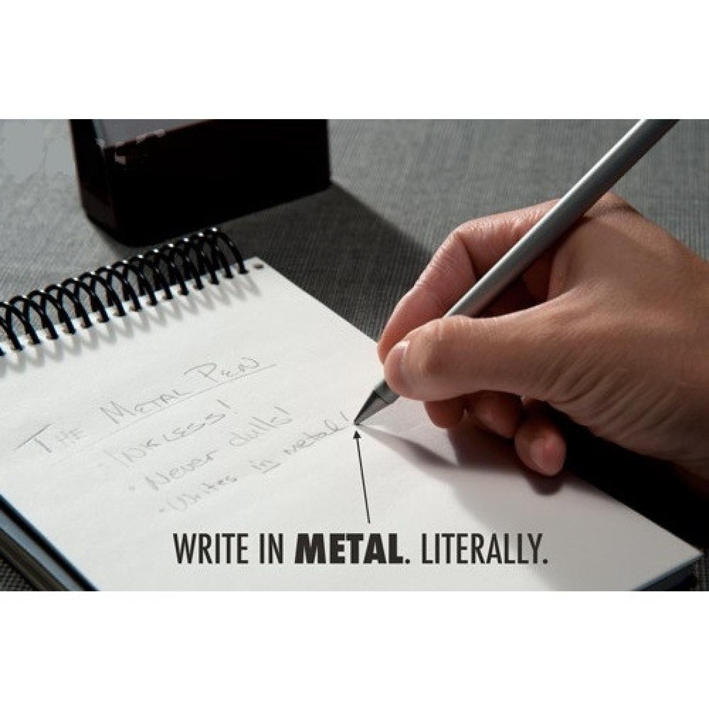 

Promo The Inkless Metal Pen / Pena Besi Berkualitas Varian Hitam