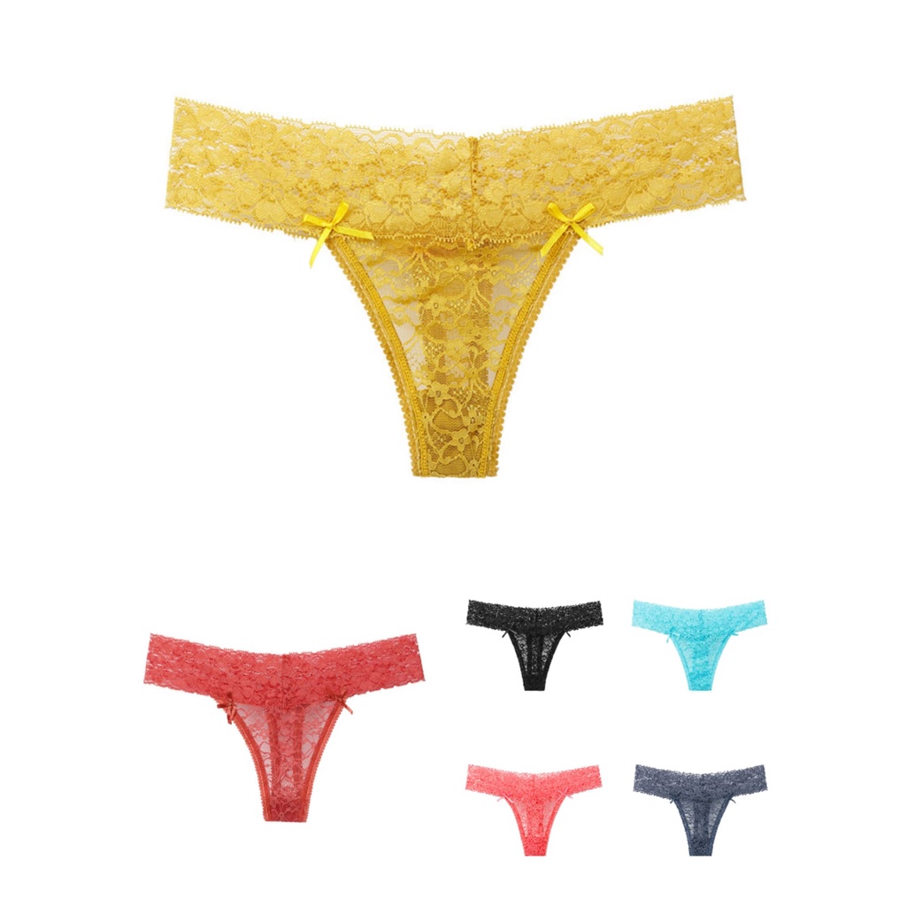 CD 8702 TT - Celana dalam wanita g string thong renda