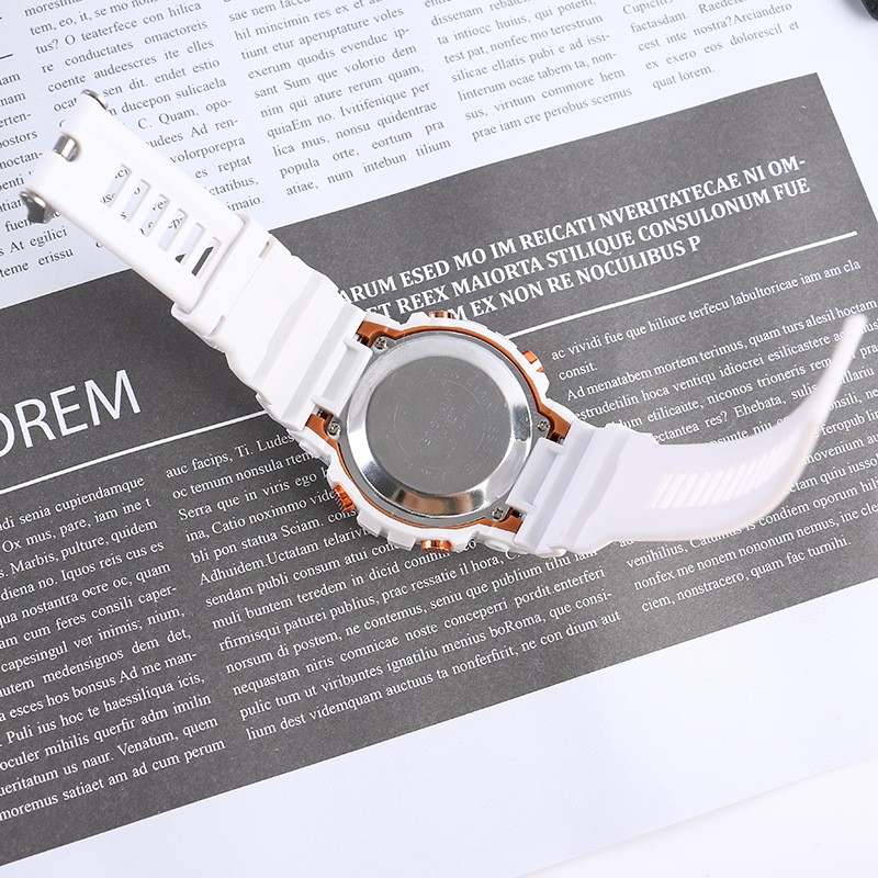 [COD] Jam Tangan Rubber Digital Sport Bulat Wanita Dan Pria Fashion Gaya Korea Import /Grosir murah   Led Motif Bunga Dan POlos Couple anak Remaja Dan Dewasa Sport Bulat Jam Tangan