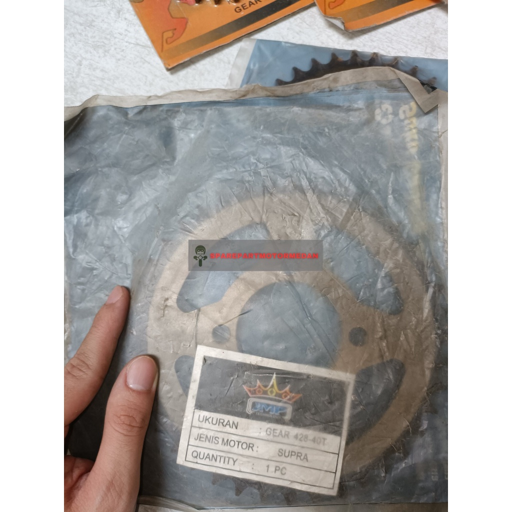Gear Gir Gigi Tarik Belakang Sepuh Honda Supra X 100 Lama Grand Prima Supra Win 428-40T 40T 40