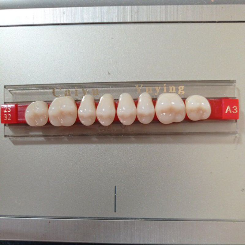 GIGI PALSU AKRILIK CAIYU ANTERIOR A3 - GERAHAM ATAS