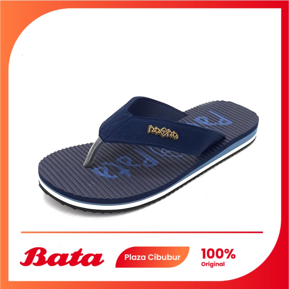 Bata / Sandal Jepit / Sandal Pria / Tezar Navy/promo/bata/murah - 8729055 / RS